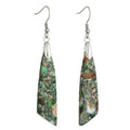 Women Gemstone Earrings Unique Healing Natural Stone Energy Lightweight Dangle Drop Earrings Hypoallergenic Earrings Jewelry for Birthday Party Gift