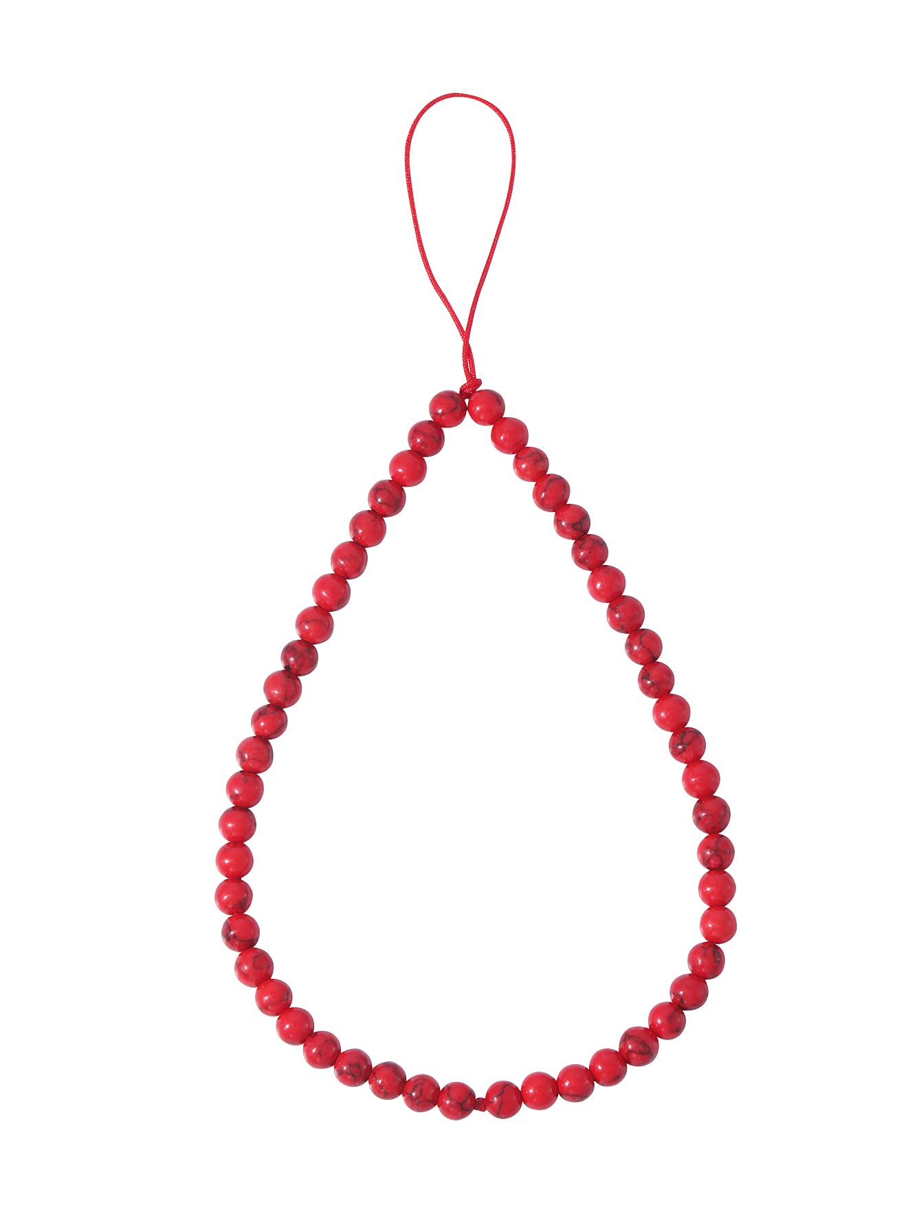 OAIITE Semi-Precious Gem Stones Beaded Phone Charm Cell Phone Lanyard Wrist Strap Handmade Natural Gemstone Phone Chain string
